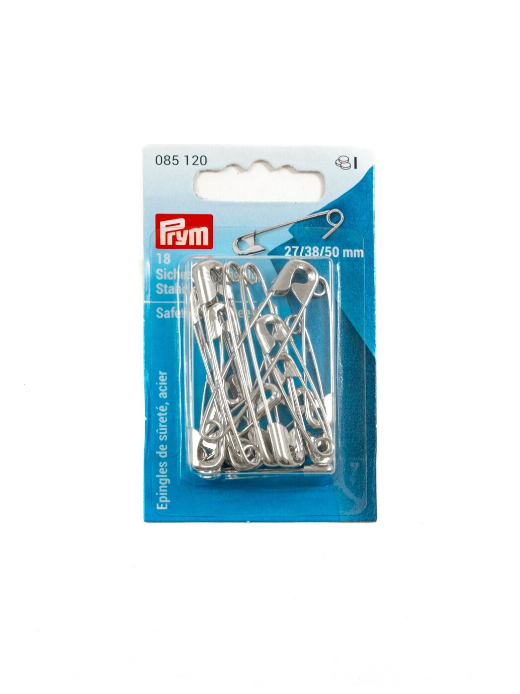 Safety pins, assorted, Prym 085120