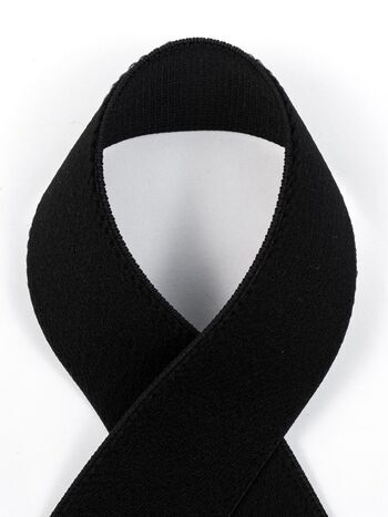 Elastic braid with soft finish, 35mm