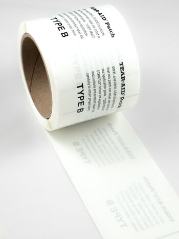 TEAR-AID Reparatur-Klebeband, Type B für PVC, transparent, Meterware