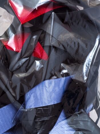 Small remnants of webbing, app. 10m