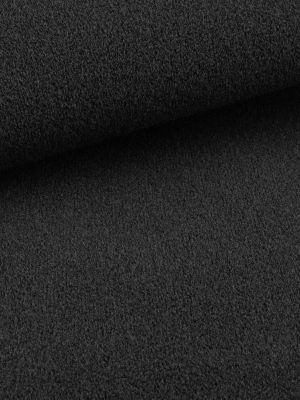 Velours-Gewebe für Klettband, Polyamid, steif, 230g/qm, Kleinmenge, schwarz
