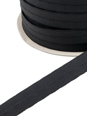 Buttonhole webbing, slotted webbing, elastic, 25mm