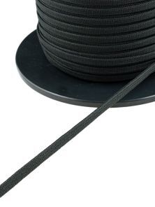 Schnürsenkel-Kordel, flach, soft, Polyester, 7mm