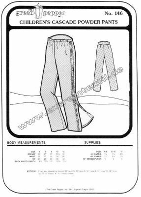 Cascade Powder Pant f. children pattern GP146