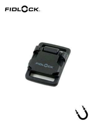 HOOK 20 ROPE ADJUSTER | magn. Schnalle, flach, f. Kordel u. Band, beids. Schlitze, 20mm/3mm