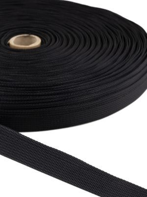 Buttonhole webbing, slotted webbing, recycled Nylon, 20mm