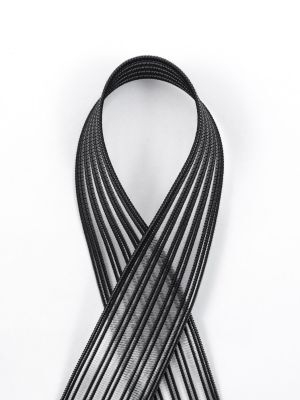 Elastisches Gitterband, Kräuselelastik, stark, 25mm