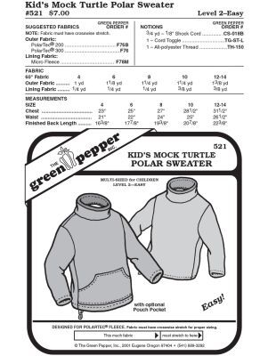 Fleecesweater f. children pattern GP521