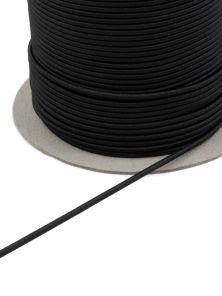Elastische Kordel, rund, 3mm, starker Zug