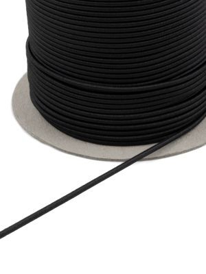 Elastische Kordel, rund, 3mm, starker Zug