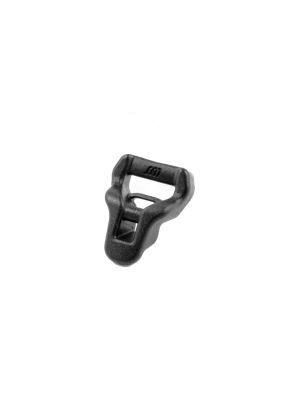 Cord tensioner, with strap attachment, for up to 1.5mm cord