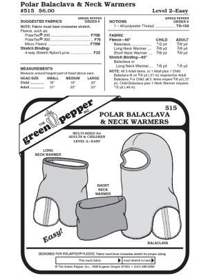 Polar balaclava, pattern GP 515