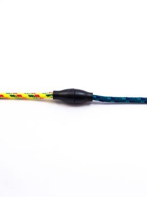 Cord connector w. security lock, round, 2-3mm