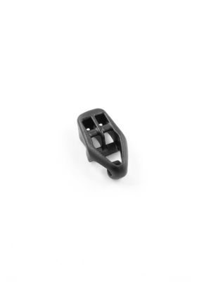 Cord tensioner, with hook, double cord guide, for 2-3mm cord