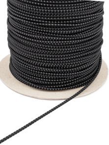 Elastische Kordel mit Reflexfäden, rund, 3mm, starker Zug