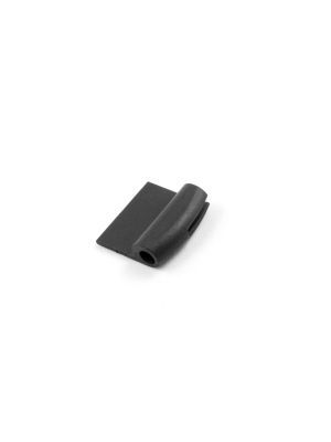 Kordelstopper, rechts, aufnähbar, Elastomer, für 2-2,5mm Kordel