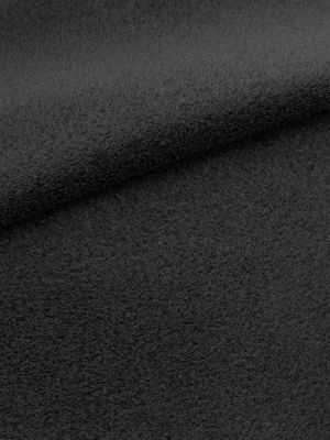 Velours-Gewebe für Klettband, Polyamid, weich, 185g/qm, Kleinmenge, schwarz