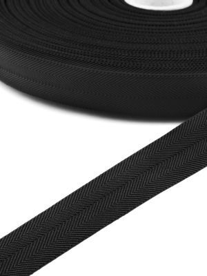 Elastisches Einfassband, Köperbindung, 24mm