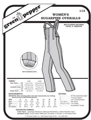 Sugarpine Overalls, GP113