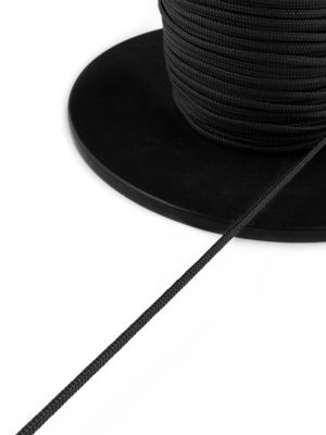 Schnürsenkel-Kordel, rund, fest, Polyester, 3mm