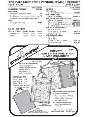 Tripmate Kartentasche, Schnittmuster GP538