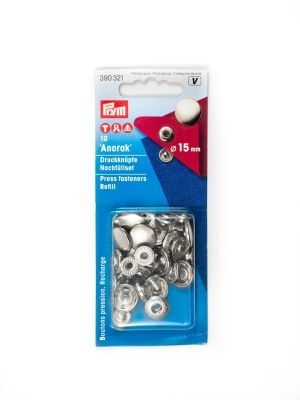 Press fasteners, 15mm, refill, Prym 390321 / 390327