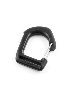Karabinerhaken mit Gurtbefestigung, 25mm, Duraflex