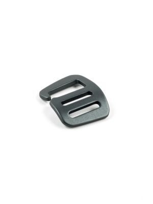 G-buckle webbing-hook, aluminium, rightie, 20mm