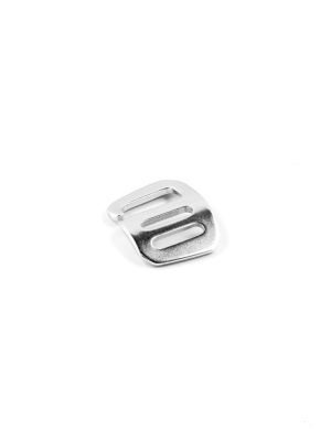 G-buckle webbing-hook, aluminium, rightie, 15mm