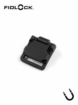 HOOK 20 ROPE | magnetic buckle, slim, for cord and webbing, slots on one end, 20mm/3mm