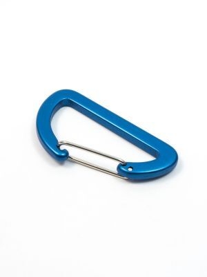 Mini-Karabiner mit Drahtschnapper, 57mm, ohne Aufdruck